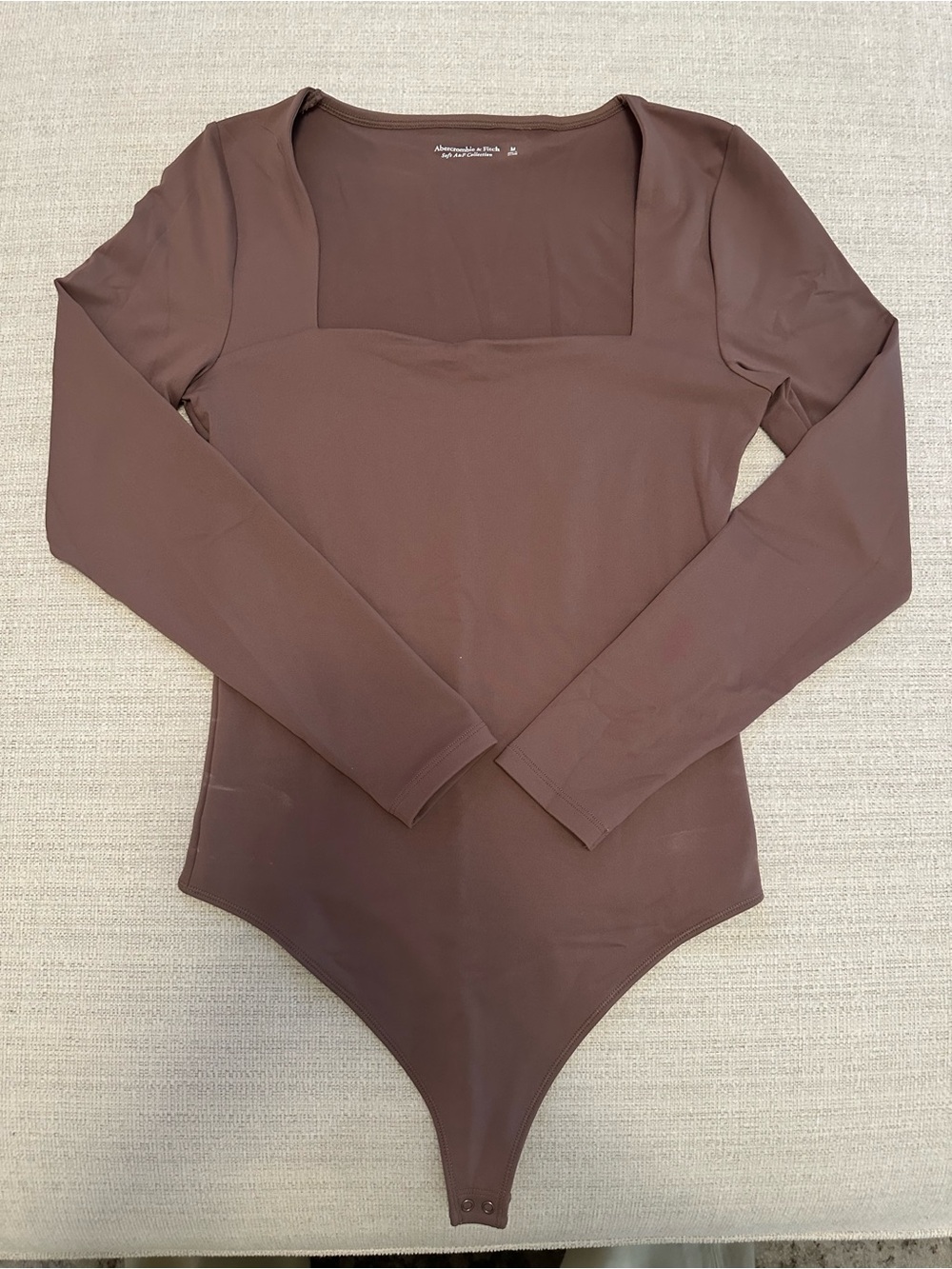 Abercrombie & Fitch Brown Square Neck Bodysuit